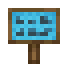 Light Blue Canvas Sign