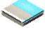 Light Blue Kitchen Drawer