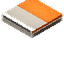 Orange Kitchen Drawer
