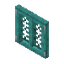 Warped Lattice Fence Gate