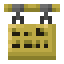 Yellow Bioshroom Hanging Sign